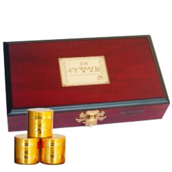 Ngưu hoàng thanh tâm Korea Woohwang Cheongsimwon Hộp gỗ 10 viên 10 nguu hoang thanh tam korea woohwang cheongsimwon hop go 10 vien ke