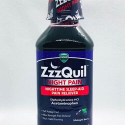 siro giam dau ho tro giac ngu ban dem vicks zzzquil night pain nighttime sleep aid 354ml berry kb