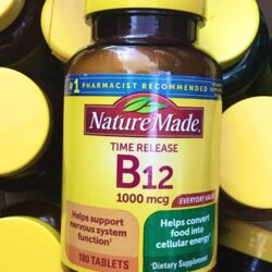 Viên uống bổ sung Vitamin B12 Nature Made Vitamin B12 1000mcg 180 viên 6 vien uong bo sung vitamin b12 nature made vitamin b12 1000mcg 180 vien kc