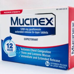 Viên uống cắt cơn ho có đàm, tức ngực Mucinex Maximum Strength 56 viên 6 vien uong cat con ho co dam tuc nguc mucinex maximum strength 56 vien kb