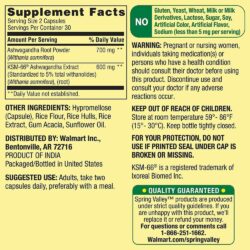 Viên uống nhân sâm Ấn Độ Spring Valley Ashwagandha 1300mg 60 viên 13 vien uong nhan sam an do spring valley ashwagandha 1300mg 60 vien ka