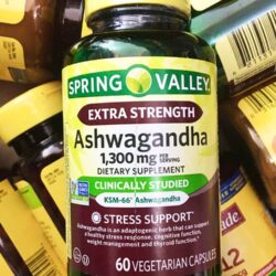 Viên uống nhân sâm Ấn Độ Spring Valley Ashwagandha 1300mg 60 viên 8 vien uong nhan sam an do spring valley ashwagandha 1300mg 60 vien kd