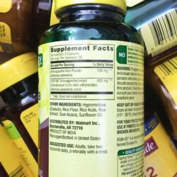 Viên uống nhân sâm Ấn Độ Spring Valley Ashwagandha 1300mg 60 viên 10 vien uong nhan sam an do spring valley ashwagandha 1300mg 60 vien kf