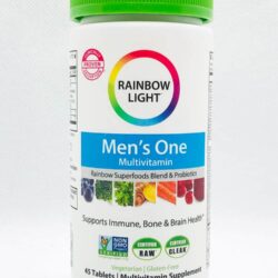 vitamin cho nam rainbow light mens one multivitamin 45 tablets ka