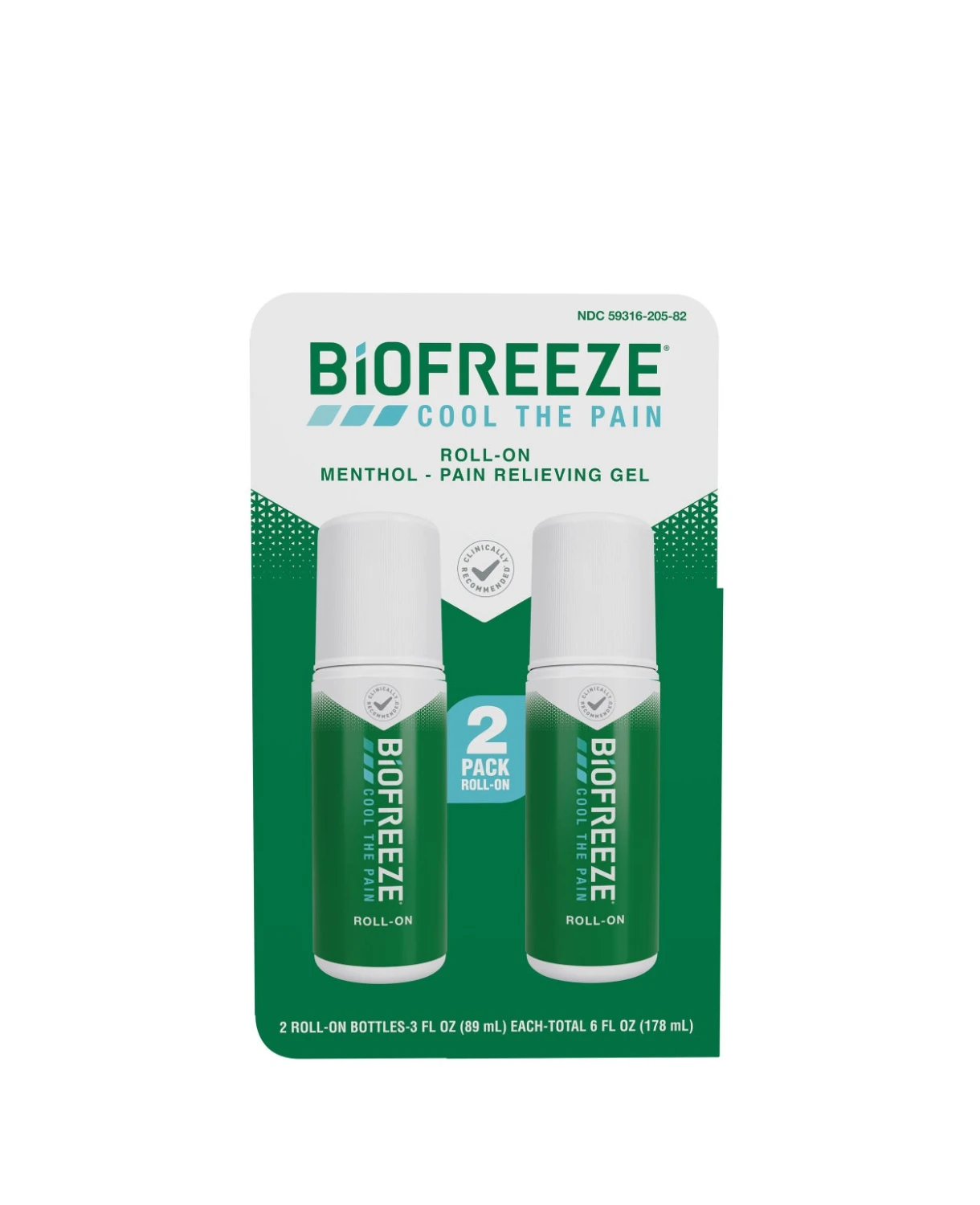 Set dầu lạnh xoa bóp giảm đau nhanh Biofreeze Roll On 89ml x2