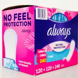 bang ve sinh hang ngay always thin daily liners 240 mieng kra