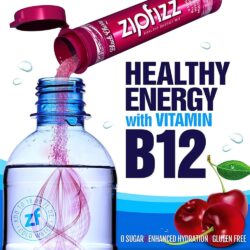 Bột Vitamin bổ sung năng lượng Zipfizz Healthy Energy Drink Mix (Black Cherry) 20 ống 15 bot vitamin bo sung nang luong zipfizz healthy energy drink mix black cherry 20 ong kc