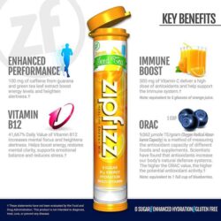 Bột Vitamin bổ sung năng lượng Zipfizz Healthy Energy Drink Mix (Lemon Iced Tea) 20 ống 8 bot vitamin bo sung nang luong zipfizz healthy energy drink mix lemon iced tea 20 ong ka