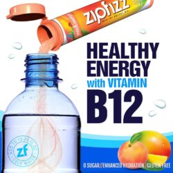 Bột Vitamin bổ sung năng lượng Zipfizz Healthy Energy Drink Mix (Peach Mango) 20 ống 10 bot vitamin bo sung nang luong zipfizz healthy energy drink mix peach mango 20 ong kd