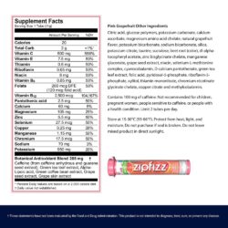 Bột Vitamin bổ sung năng lượng Zipfizz Healthy Energy Drink Mix (Pink Grapefruit) 20 ống 9 bot vitamin bo sung nang luong zipfizz healthy energy drink mix pink grapefruit 20 ong ka