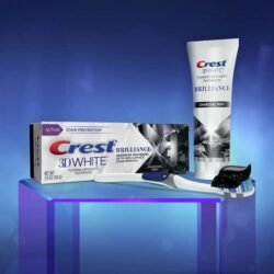 Kem đánh răng than hoạt tính Crest 3D White Brilliance Charcoal Mint 110g 19 kem danh rang than hoat tinh crest 3d white brilliance charcoal mint 110g kh