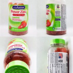 Kẹo dẻo bổ sung Kẽm + Vitamin C tăng đề kháng Vitafusion Power Zinc 15mg 90 viên 17 keo deo bo sung kem vitamin c tang de khang vitafusion power zinc 15mg 90 vien ks