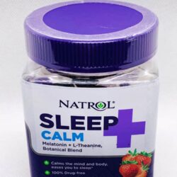 keo deo giup ngu ngon xoa diu tam tri natrol sleep calm 60 vien vi strawberry knb