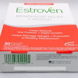 Kiểm soát cân nặng + Cân bằng nội tiết tố cho phụ nữ tiền mãn kinh Estroven Menopause Relief + Weight 30 viên 11 kiem soat can nang can bang noi tiet to cho phu nu tien man kinh estroven menopause relief weight 30 vien kb