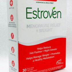 Kiểm soát cân nặng + Cân bằng nội tiết tố cho phụ nữ tiền mãn kinh Estroven Menopause Relief + Weight 30 viên 8 kiem soat can nang can bang noi tiet to cho phu nu tien man kinh estroven menopause relief weight 30 vien ke