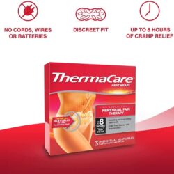 mieng dan nong giam dau bung kinh nguyet thermacare heatwraps menstrual pain therapy 3 mieng bung duoi kb