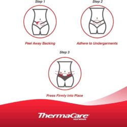 mieng dan nong giam dau bung kinh nguyet thermacare heatwraps menstrual pain therapy 3 mieng bung duoi kc