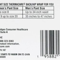 Miếng dán nóng ThermaCare HeatWraps Lower Back & Hip S/M 2 miếng (lưng, hông) 19 mieng dan nong thermacare heatwraps lower back hip s m 2 mieng lung hong knb