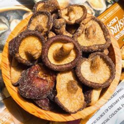 Nấm khô sấy giòn DJ&A Shiitake Mushroom Crisps 225g 10 nam kho say gion dj a shiitake mushroom crisps 225g kg