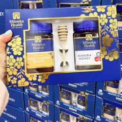 set mat ong manuka health mgo 115 mat ong rung wild flower honey 500g x2 ka