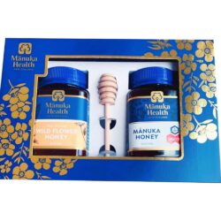 set mat ong manuka health mgo 115 mat ong rung wild flower honey 500g x2 kb