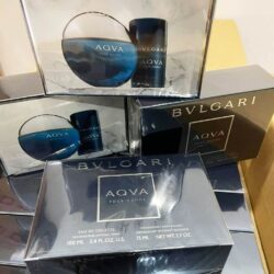 Set Nước hoa và Lăn khử mùi nam Bvlgari Aqva Pour Homme (EDT 100ml & Deodorant 75ml) 13 set nuoc hoa va lan khu mui nam bvlgari aqva pour homme edt 100ml deodorant 75ml kg