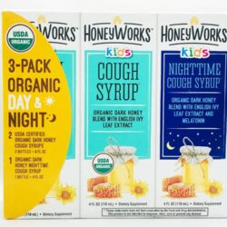 Siro ho cho trẻ em HoneyWorks Kids Organic Cough Syrup Day & Night 118ml x3 9 siro ho cho tre em honeyworks kids organic cough syrup day night 118ml x3 kd