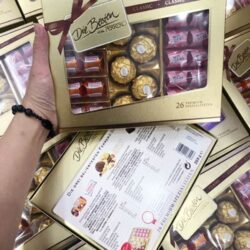 socola tong hop 3 loai keo die besten von ferrero 269g 26 vien kb