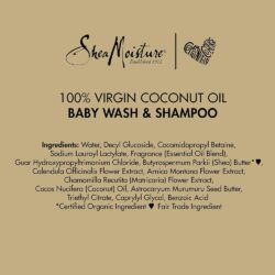 sua tam goi shea moisture 100 virgin coconut oil baby wash shampoo 384ml ke