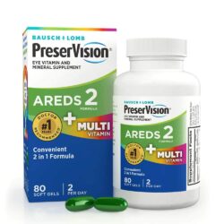 Viên uống bổ mắt cho người lớn (trên 50 tuổi) Preservision AREDS2 Multivitamin 2in1 Formula 80 Softgels 6 vien uong bo mat cho nguoi lon tren 50 tuoi preservision areds2 multivitamin 2in1 formula 80 softgels kna