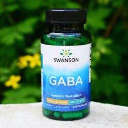 Viên uống bổ não, giảm stress Swanson GABA 500mg 100 Capsules 7 vien uong bo nao giam stress swanson gaba 500mg 100 capsules ka