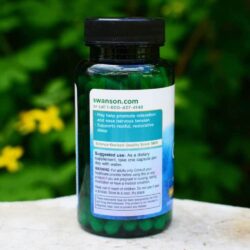 Viên uống bổ não, giảm stress Swanson GABA 500mg 100 Capsules 8 vien uong bo nao giam stress swanson gaba 500mg 100 capsules kb