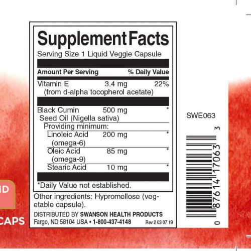 vien uong dau hat thi la den swanson black cumin seed oil 500mg 60 capsules kb