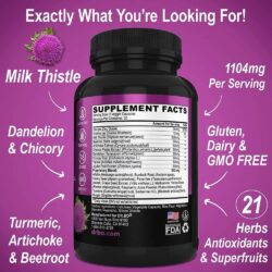 Viên uống hỗ trợ giải độc gan và túi mật Dr.Bo Liver Cleanse 1104mg 60 Capsules 7 vien uong ho tro giai doc gan va tui mat dr bo liver cleanse 1104mg 60 capsules kc