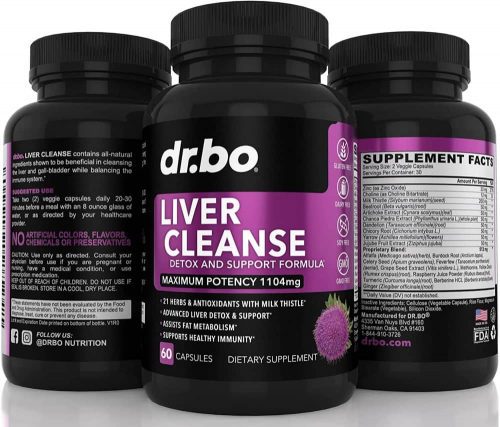 Viên uống hỗ trợ giải độc gan và túi mật Dr.Bo Liver Cleanse 1104mg 60 Capsules 16 vien uong ho tro giai doc gan va tui mat dr bo liver cleanse 1104mg 60 capsules ke