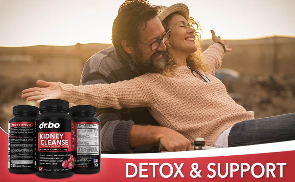 Viên uống hỗ trợ thải độc thận Dr.Bo Kidney Cleanse 1110mg 60 Capsules 18 vien uong ho tro thai doc than dr bo kidney cleanse 1410mg 60 capsules 1110mg kj