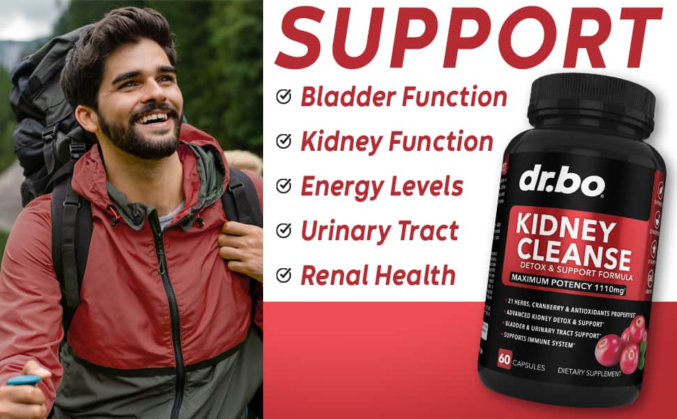 Viên uống hỗ trợ thải độc thận Dr.Bo Kidney Cleanse 1110mg 60 Capsules 22 vien uong ho tro thai doc than dr bo kidney cleanse 1410mg 60 capsules 1110mg kl