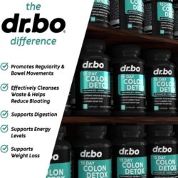 Viên uống hỗ trợ tiêu hóa, thải độc, giảm cân Dr.Bo 15 Day Colon Detox 30 Capsules 12 vien uong ho tro tieu hoa thai doc giam can dr bo 15 day colon detox 30 capsules kd