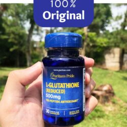 Viên uống trắng da nội sinh Puritan’s Pride L-Glutathione (Reduced) 500mg 30 Capsules 5 vien uong trang da noi sinh puritans pride l glutathione reduced 500mg 30 capsules kc