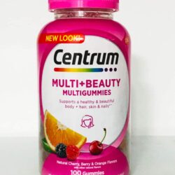 Vitamin đẹp da Centrum Multi+Beauty MultiGummies 100 viên 10 vitamin dep da centrum multi beauty multigummies 100 vien kh