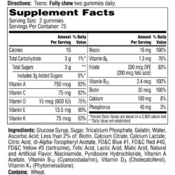 Vitamin One A Day cho teen nam One A Day for Him Vitacraves 150 Gummies 5 vitamin one a day cho teen nam one a day for him vitacraves 150 gummies kb