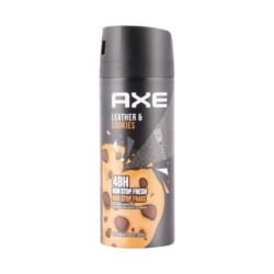 Xịt khử mùi toàn thân cho nam AXE Leather & Cookies 48H Fresh 150ml 5 xit khu mui toan than cho nam axe leather cookies 48h fresh 150ml kb