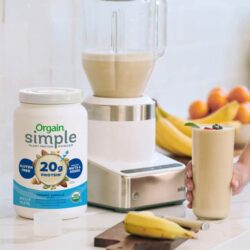 bot protein huu co orgain simple organic protein powder 925g vi vanilla kg