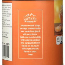 Hạt hỗn hợp vị mật ong Savanna Gourmet Honey Roasted Mix 850g 6 hat hon hop tam mat ong savanna gourmet honey roasted nut mix 850g hop cam ka