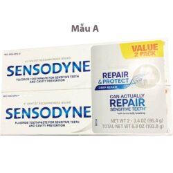 Kem đánh răng Sensodyne Repair & Protect Whitening 96.4g x2 12 kem danh rang sensodyne repair protect whitening 96 4g x2 kma1
