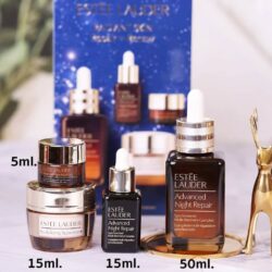 Set 4 món phục hồi, chống lão hoá Estee Lauder Radiant Skin Repair + Renew 10 set 4 mon phuc hoi chong lao hoa estee lauder radiant skin repair renew kc