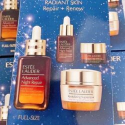 Set 4 món phục hồi, chống lão hoá Estee Lauder Radiant Skin Repair + Renew 13 set 4 mon phuc hoi chong lao hoa estee lauder radiant skin repair renew kf