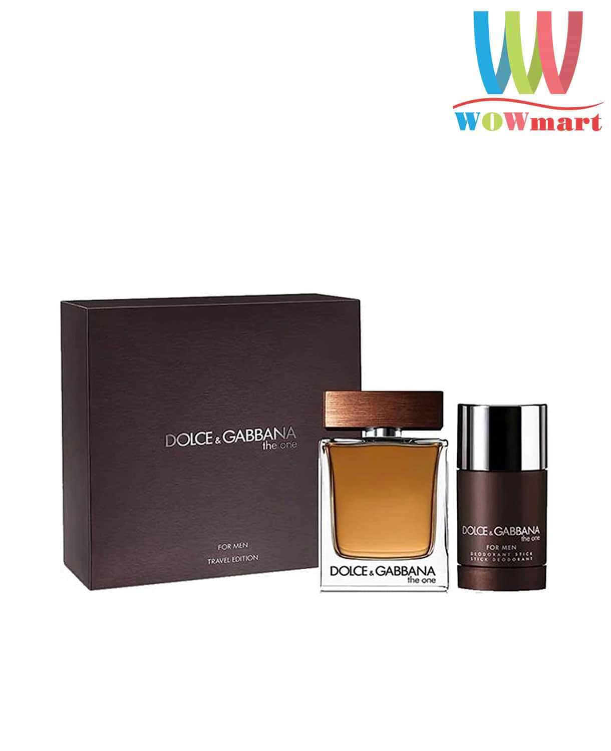 Set Nước hoa nam Dolce & Gabbana The One EDT 100ml + Lăn khử mùi 70g –  Wowmart VN | 100% hàng ngoại nhập
