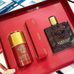 set versace eros flame 3 mon edp 100ml edp 10ml deo stick 75ml kb