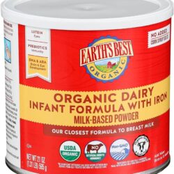 sua bot cho tre 0 12 thang earths best organic dairy infant powder formula 595g ka